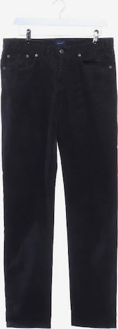 GANT Pants in 31 x 34 in Black: front