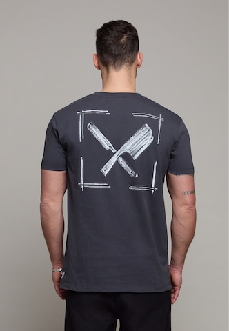 Distorted People Shirt in Grijs