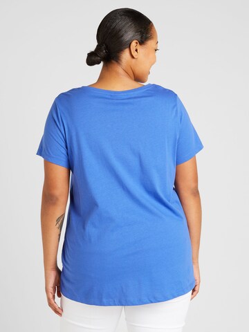 ONLY Carmakoma Shirt 'BONNIE' in Blauw