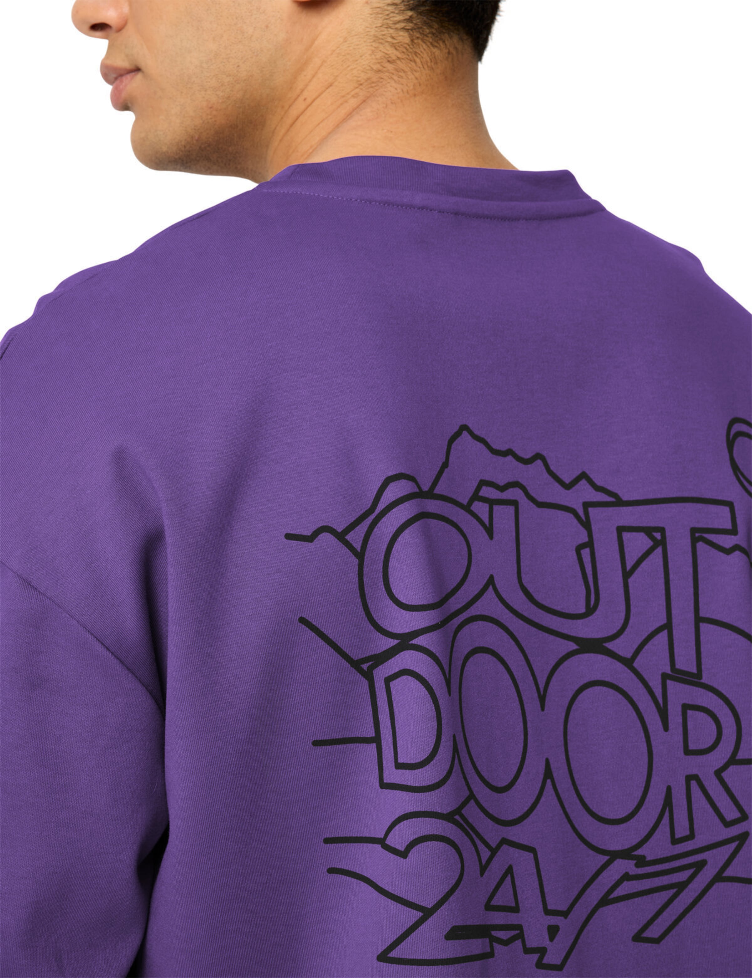 VAUDE Sports sweatshirt 'Najun' in Purple