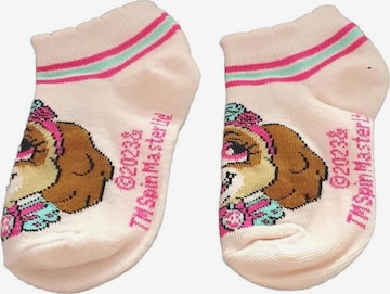 Chaussettes 'Kinder-Socken Paw Patrol' DISNEY en orange : devant