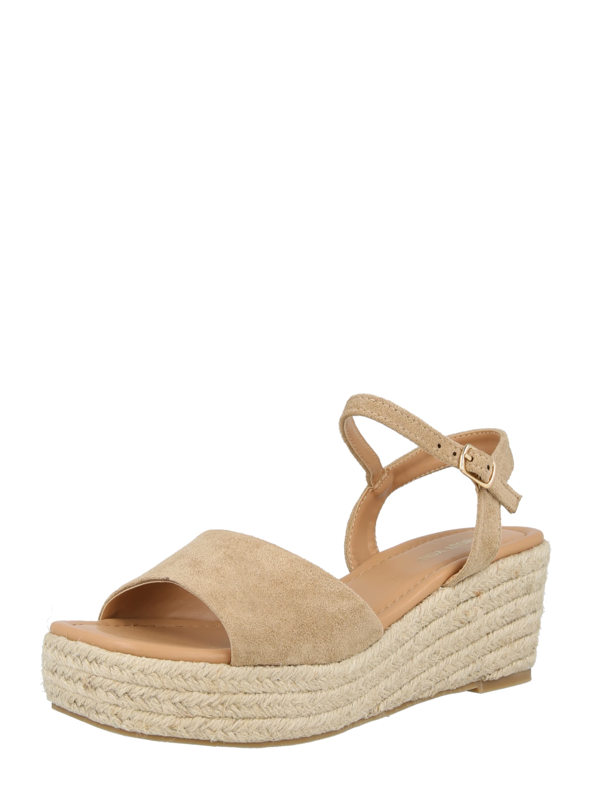 ABOUT YOU Strap sandal 'Fenja' in Brown: front