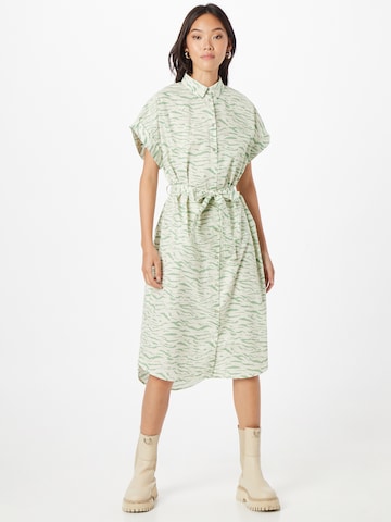 Sofie Schnoor Shirt Dress in White: front