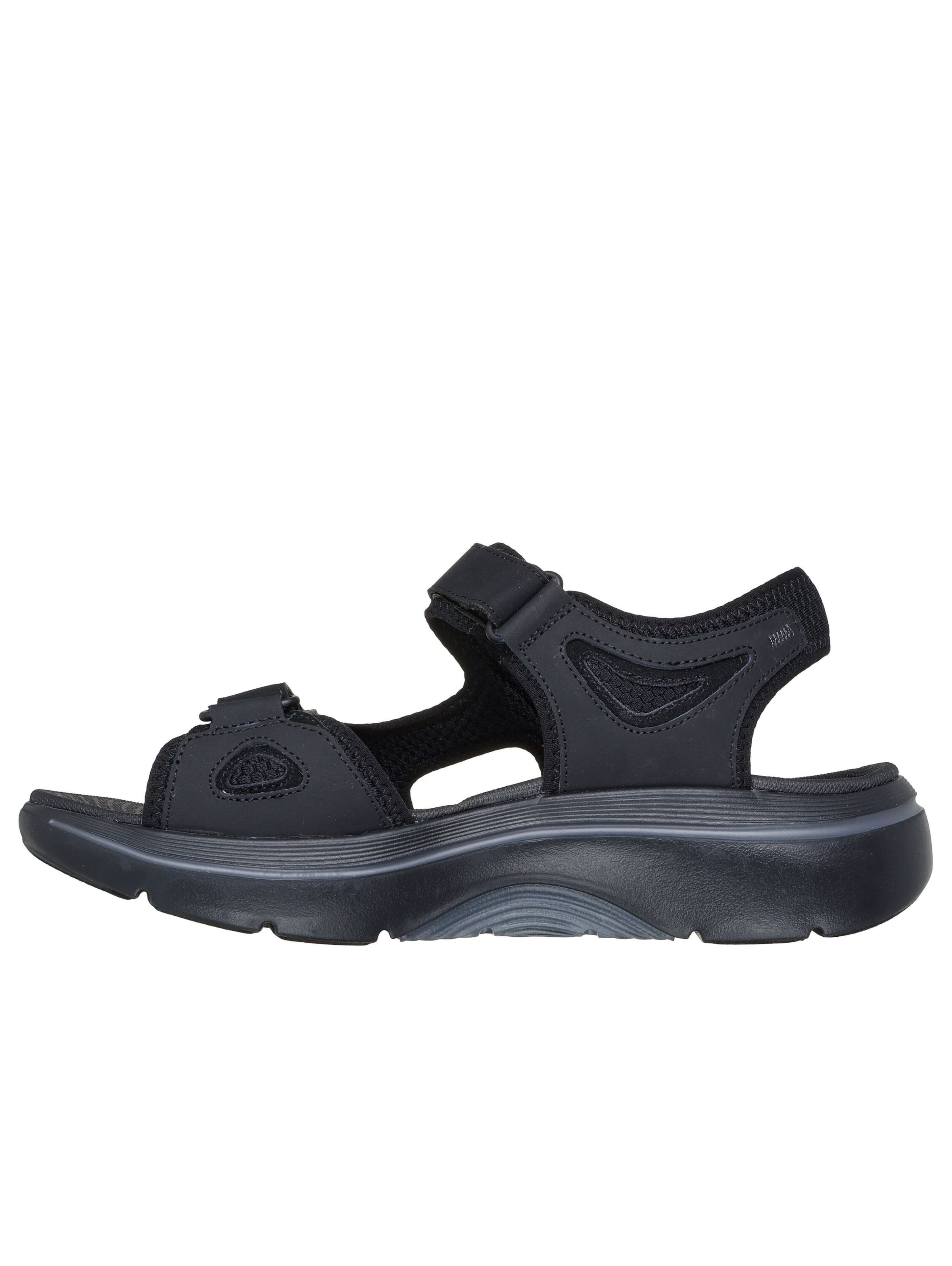 SKECHERS Hiking Sandals in Black: front