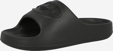 ADIDAS ORIGINALS Avonaiset kengät 'ADILETTE 00s' värissä musta: etupuoli