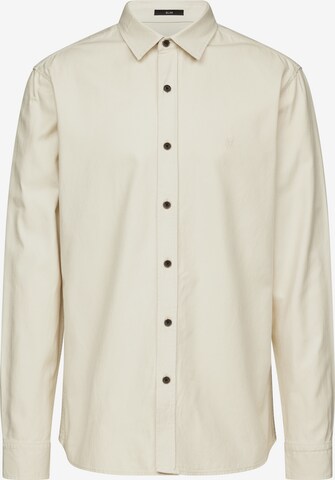 Mavi Button Up Shirt in Silver: front