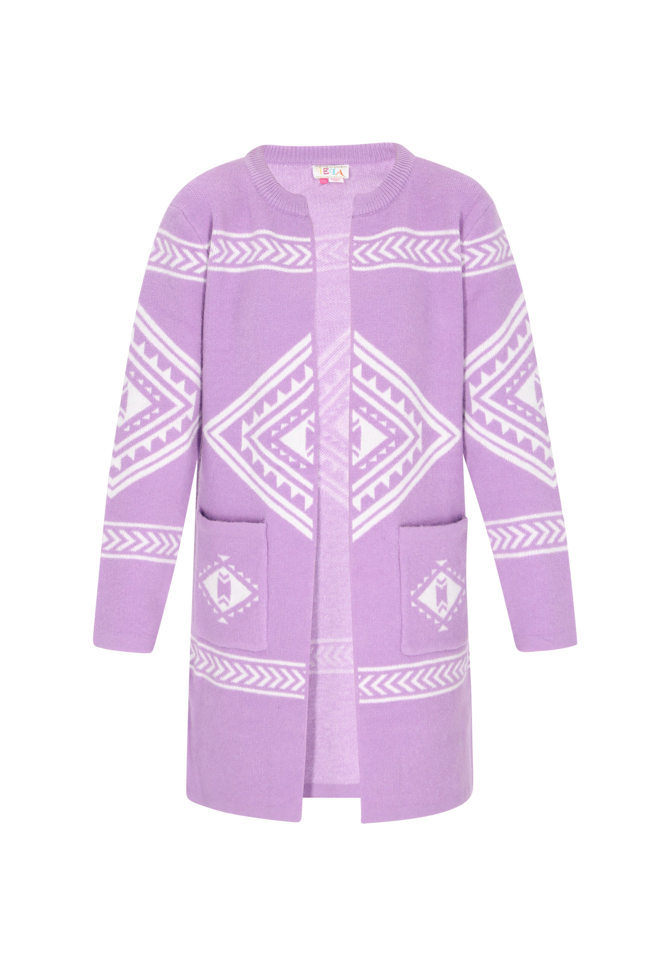 IZIA Вязаная кофта в Лиловый: спереди