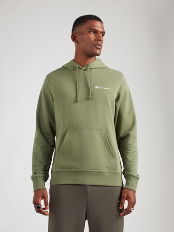 Champion Authentic Athletic Apparel Sweatshirt in Green: front