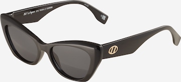 LE SPECS Sunglasses 'EYE TRASH' in Black: front