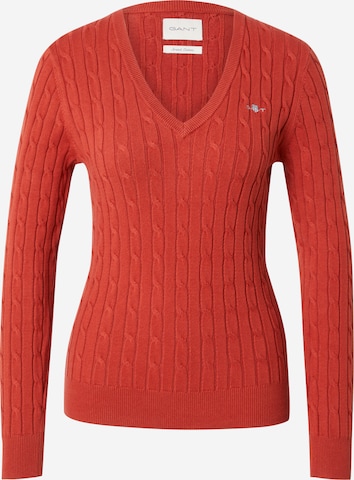 Pullover di GANT in rosso: frontale