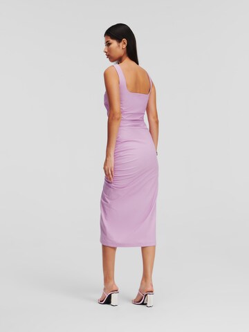 Karl Lagerfeld Sukienka w kolorze fioletowy