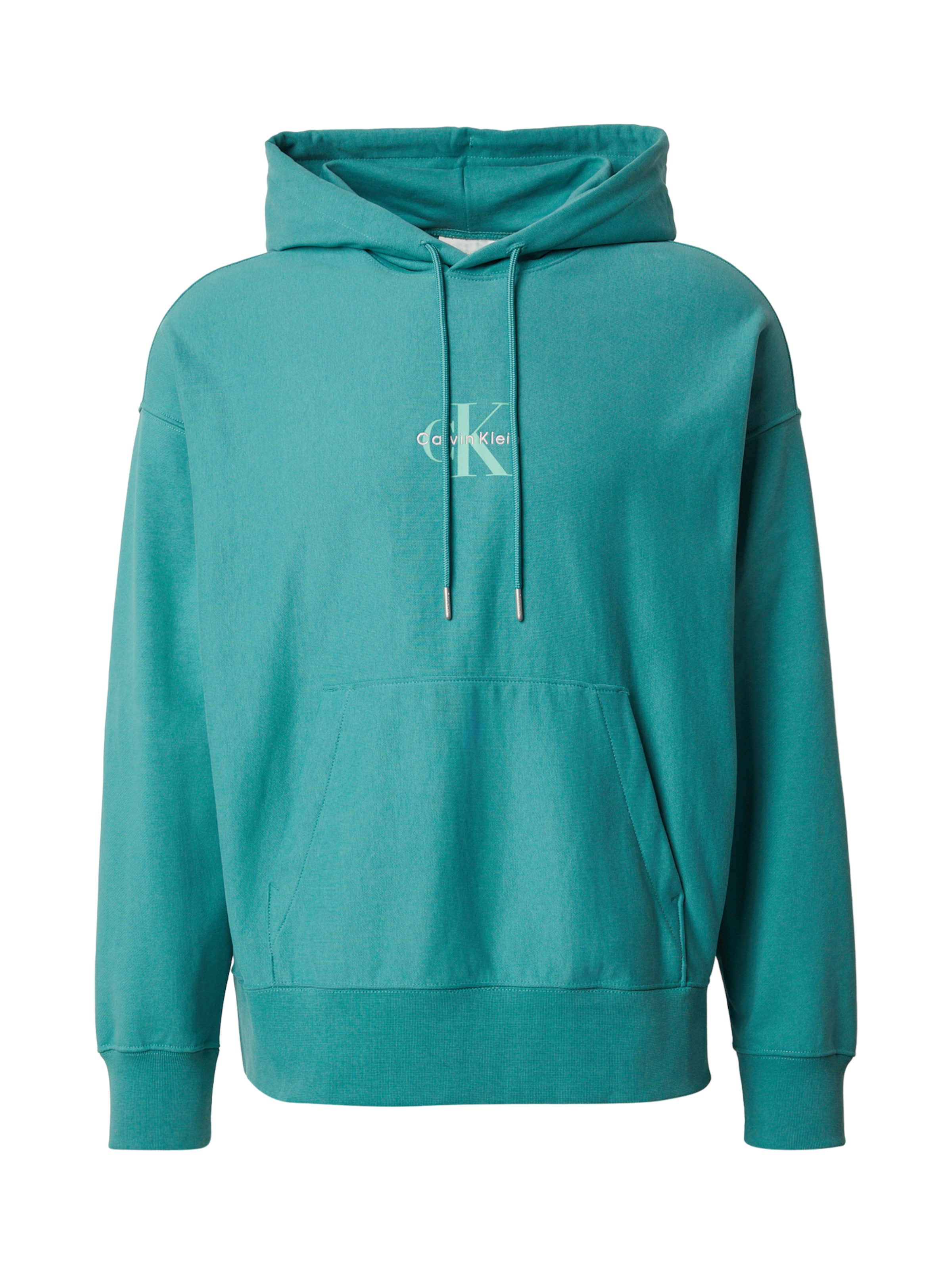 Calvin Klein Jeans Sweatshirt i grön: framsida