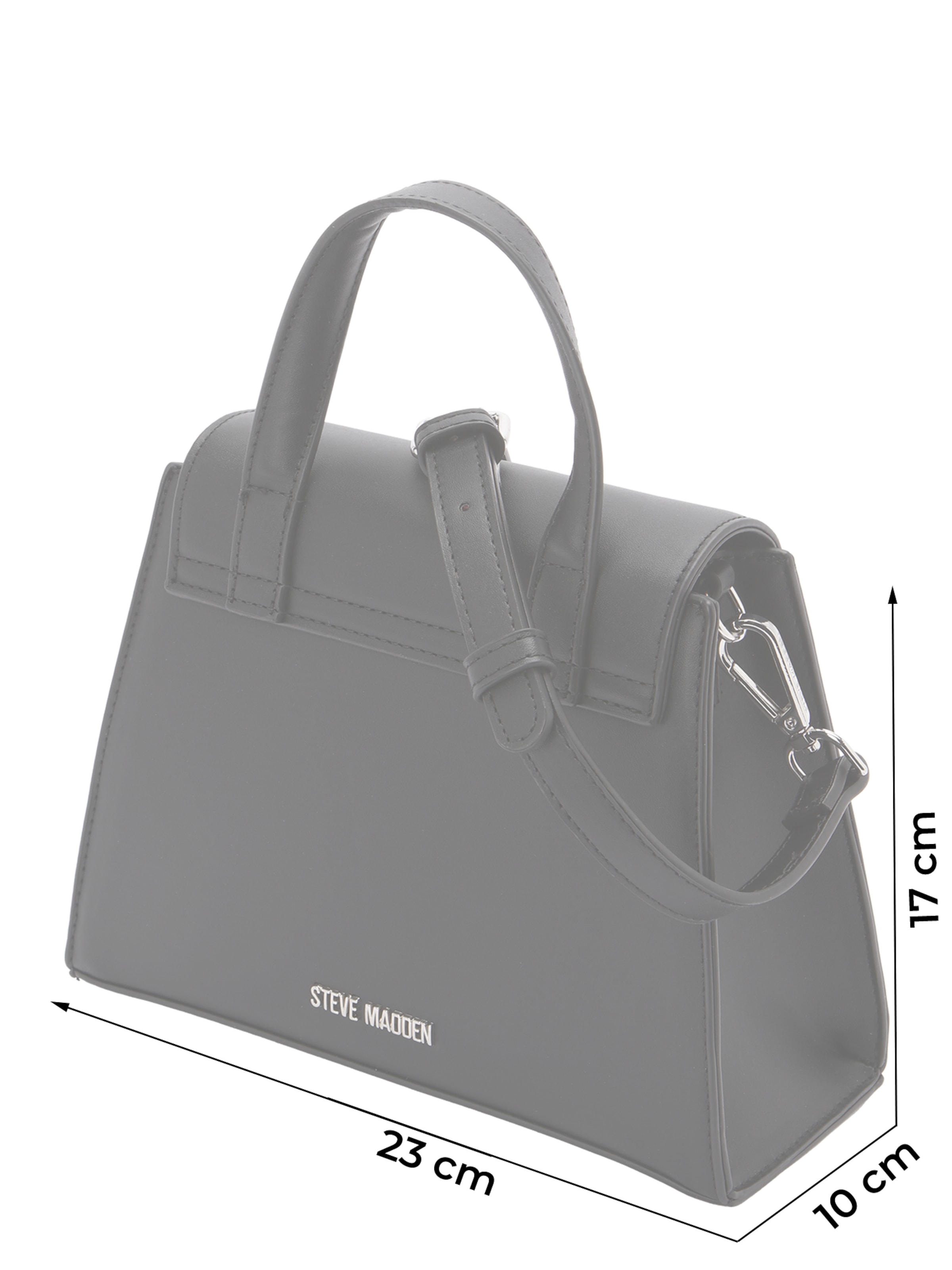 STEVE MADDEN Τσάντα χειρός 'Bremmy2' σε μαύρο: μπροστά