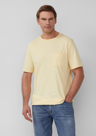 s.Oliver Shirt in Geel: voorkant