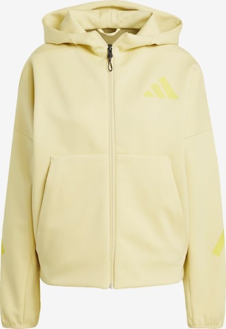 geltona ADIDAS SPORTSWEAR Sportinis džemperis 'Z.N.E.': priekis