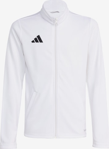 ADIDAS PERFORMANCE - Sudadera con cremallera deportiva 'Entrada26' en blanco: frente