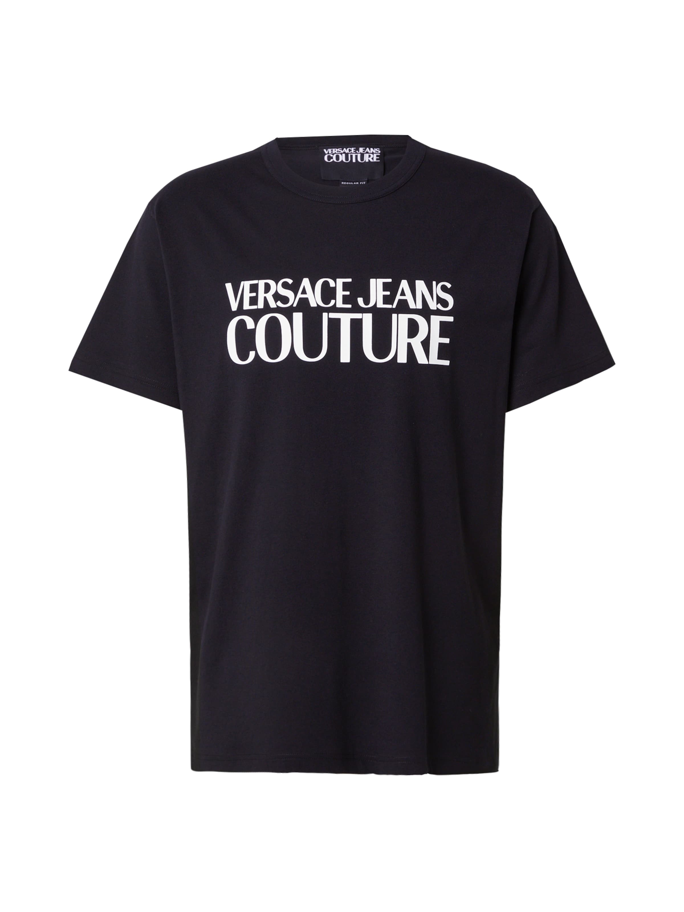 Versace Jeans Couture Μπλουζάκι σε μαύρο: μπροστά