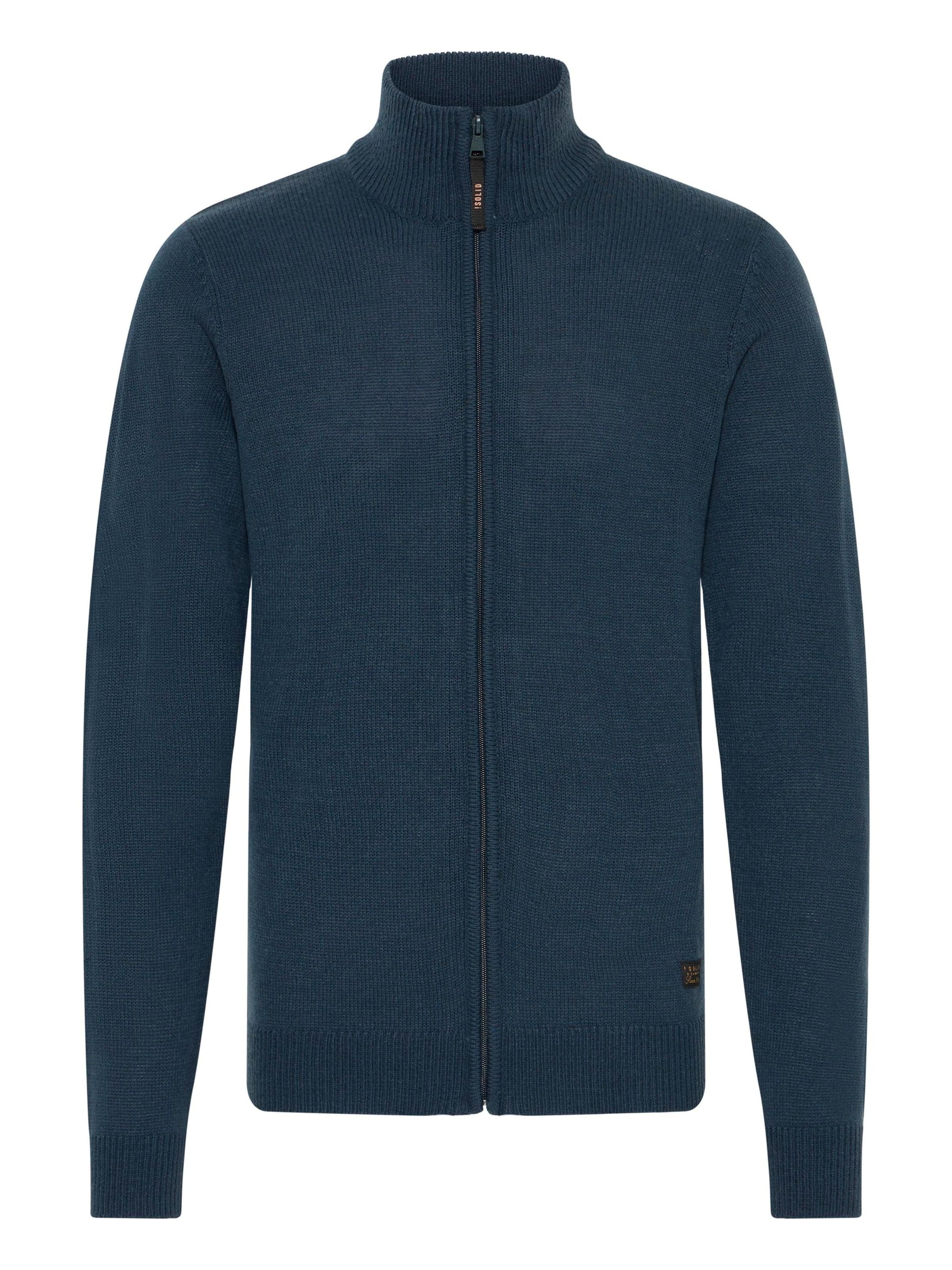 Vestes en maille ' SDBABAL ' !Solid en bleu : devant