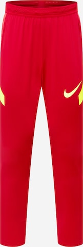 NIKE Workout Pants 'Strike' in Red: front
