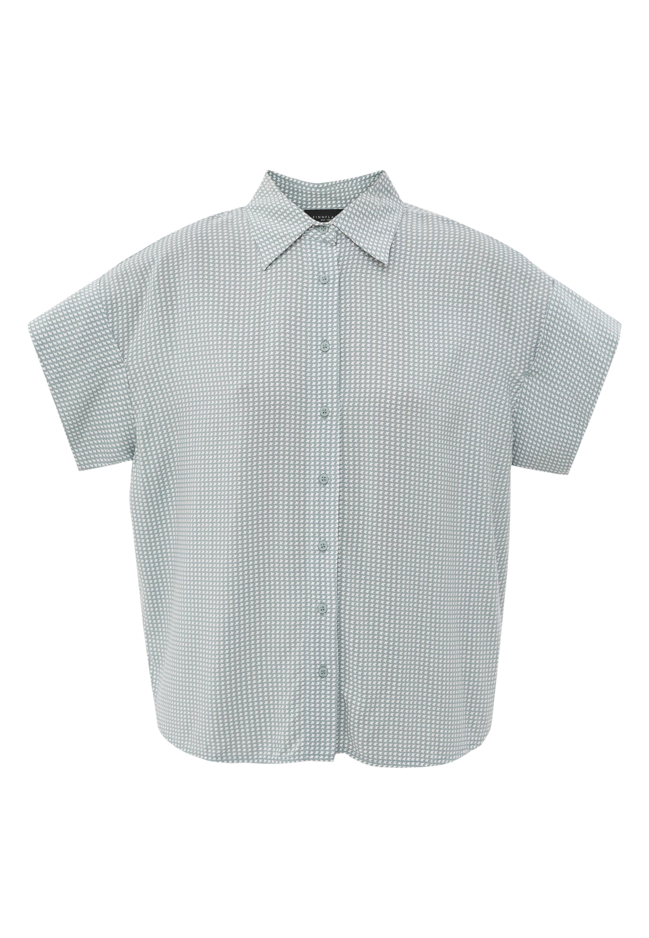 Finn Flare Bluse 'Oversize' in Grün: Vorderseite