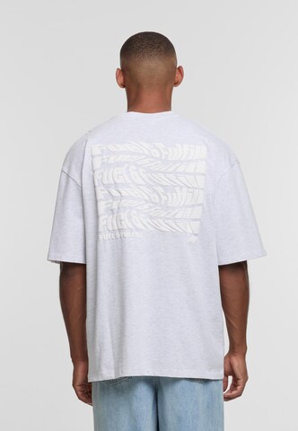 DEF T-Shirt 'Fuel' in Grau: Vorderseite