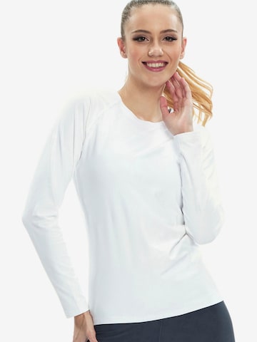 Winshape Λειτουργικό μπλουζάκι 'AET118LS' σε λευκό: μπροστά
