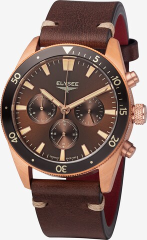 ELYSEE Analog Watch in Bronze: front