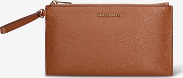 Pochette 'Pochette Michael Kors pelle vera con zip' di Michael Kors in marrone: frontale