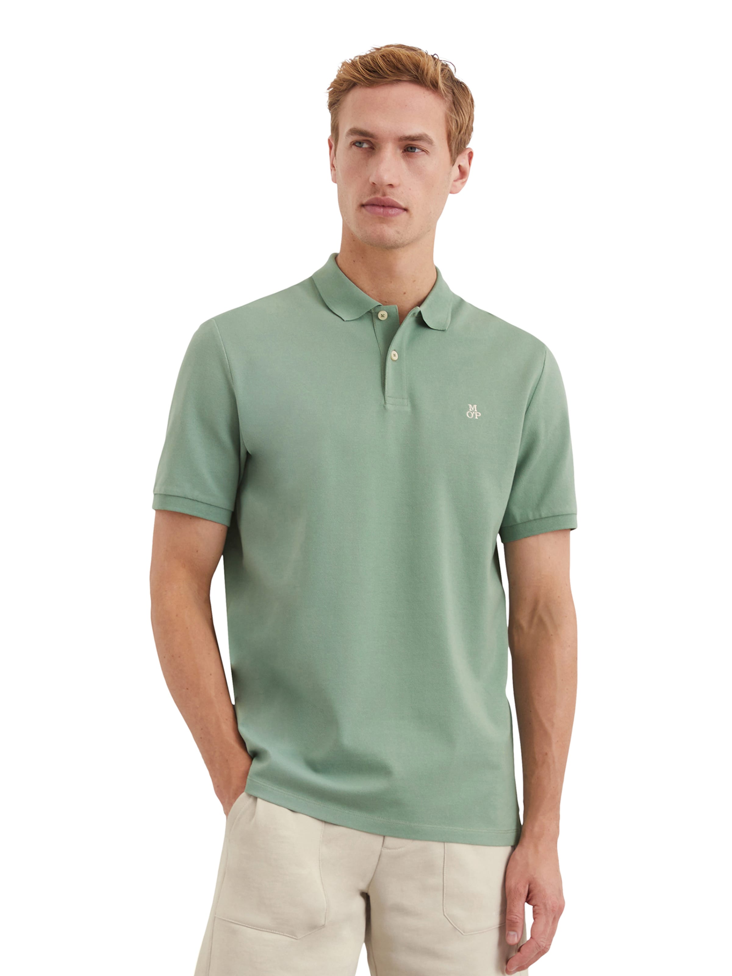 Marc O'Polo Poloshirt in Grün: Vorderseite