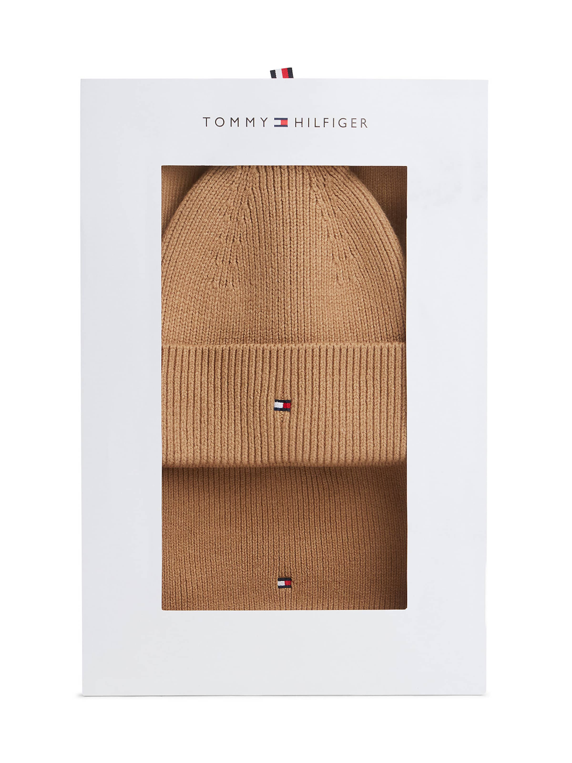 TOMMY HILFIGER Czapka w kolorze brązowy