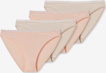 Slip ' Cotton Lace ' SCHIESSER en beige : devant