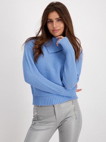 Pullover di monari in blu: frontale