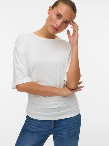 VERO MODA Тениска 'VMNAVARO' в бяло: отпред