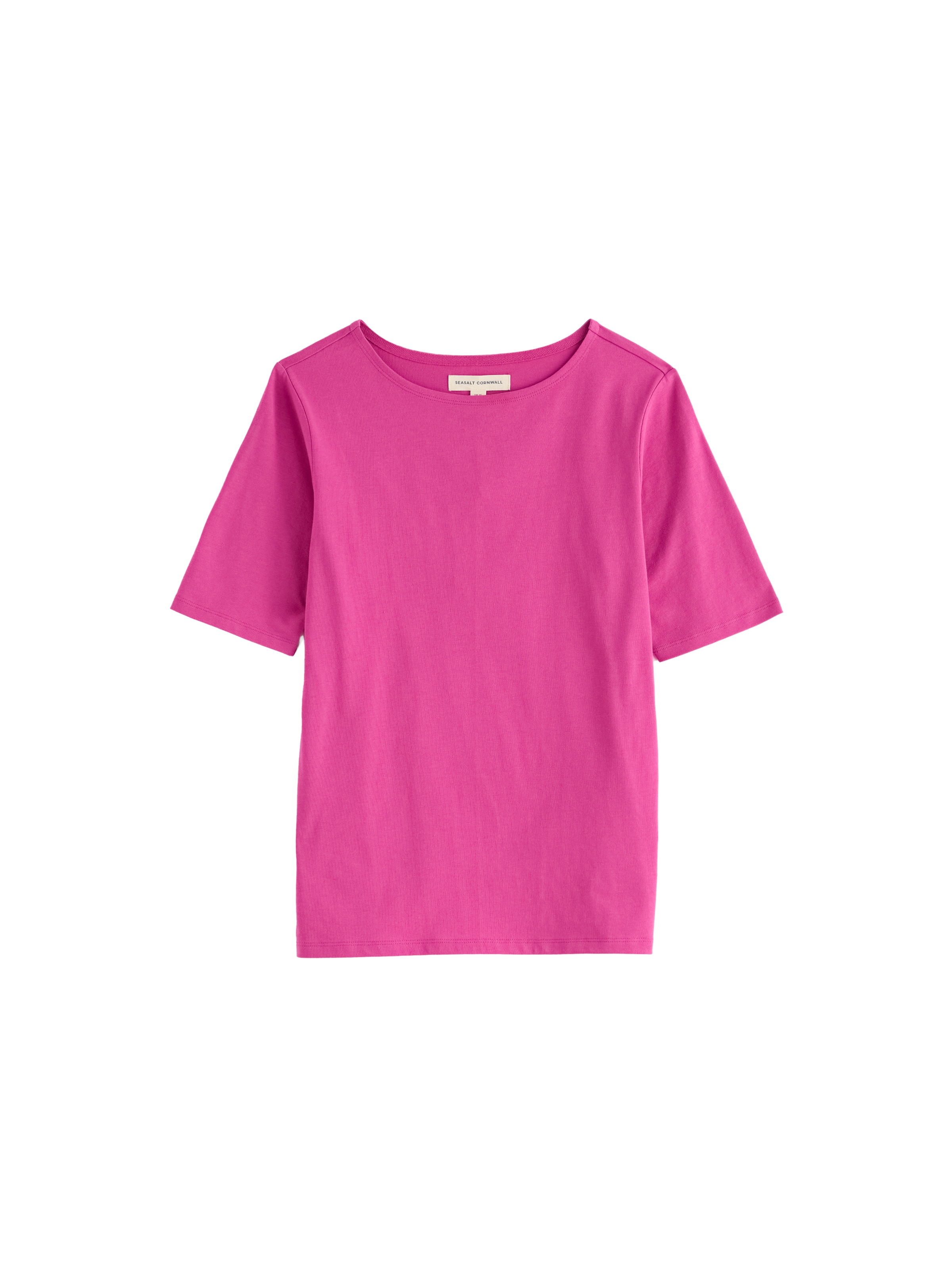 Seasalt Cornwall T-Shirt 'Poisson' in Pink: Vorderseite