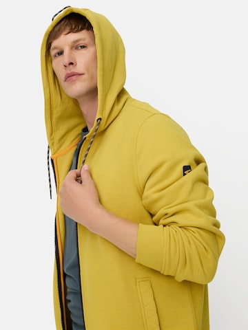 CAMEL ACTIVE Zip-Up Hoodie in Yellow
