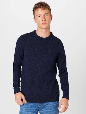 Pullover 'Tisbury' di Barbour in blu: frontale