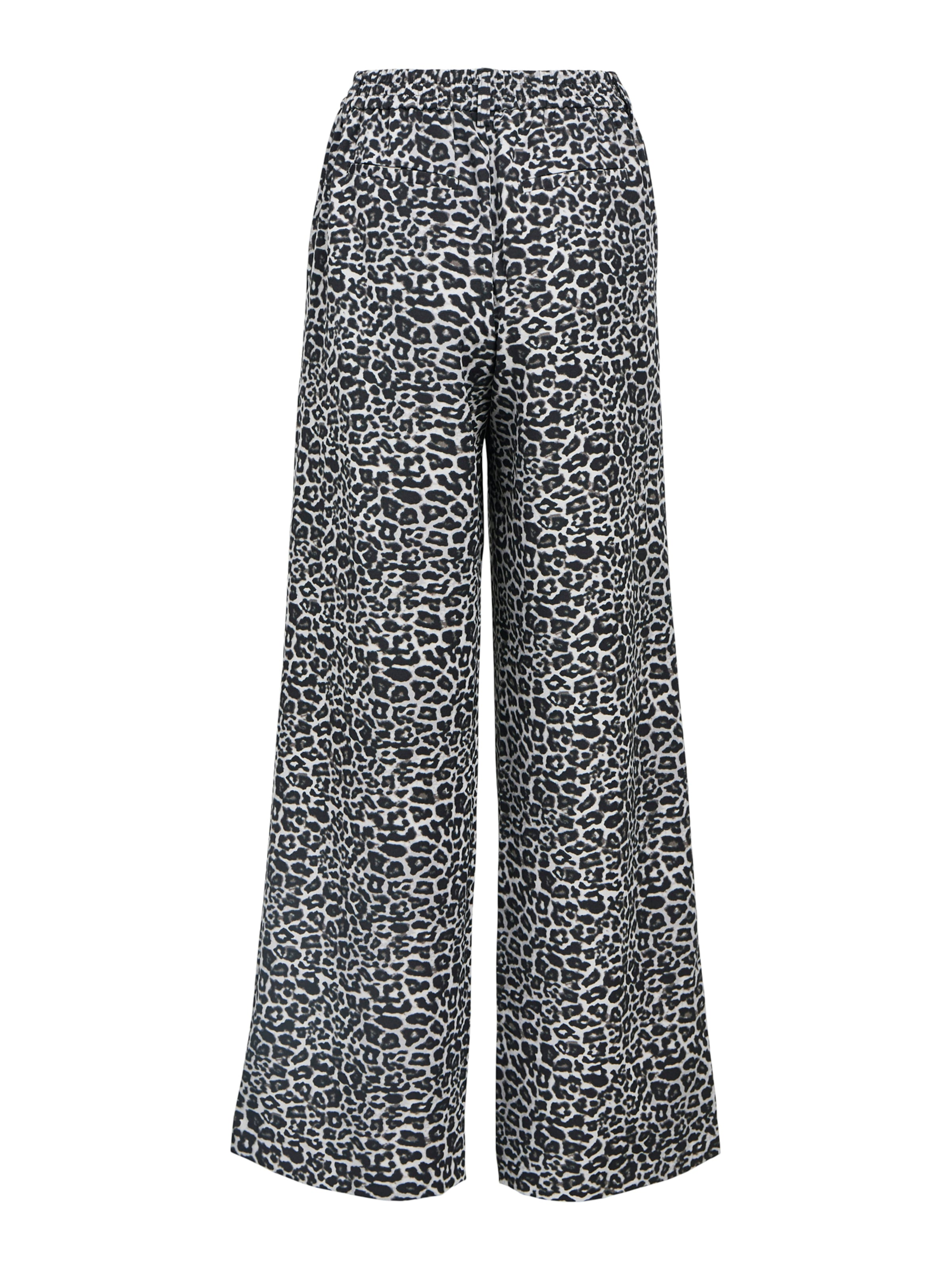 OBJECT Wide leg Trousers 'OBJALBA' in Grey