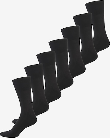 Chaussettes 'Aktiv' Nur Der en noir : devant