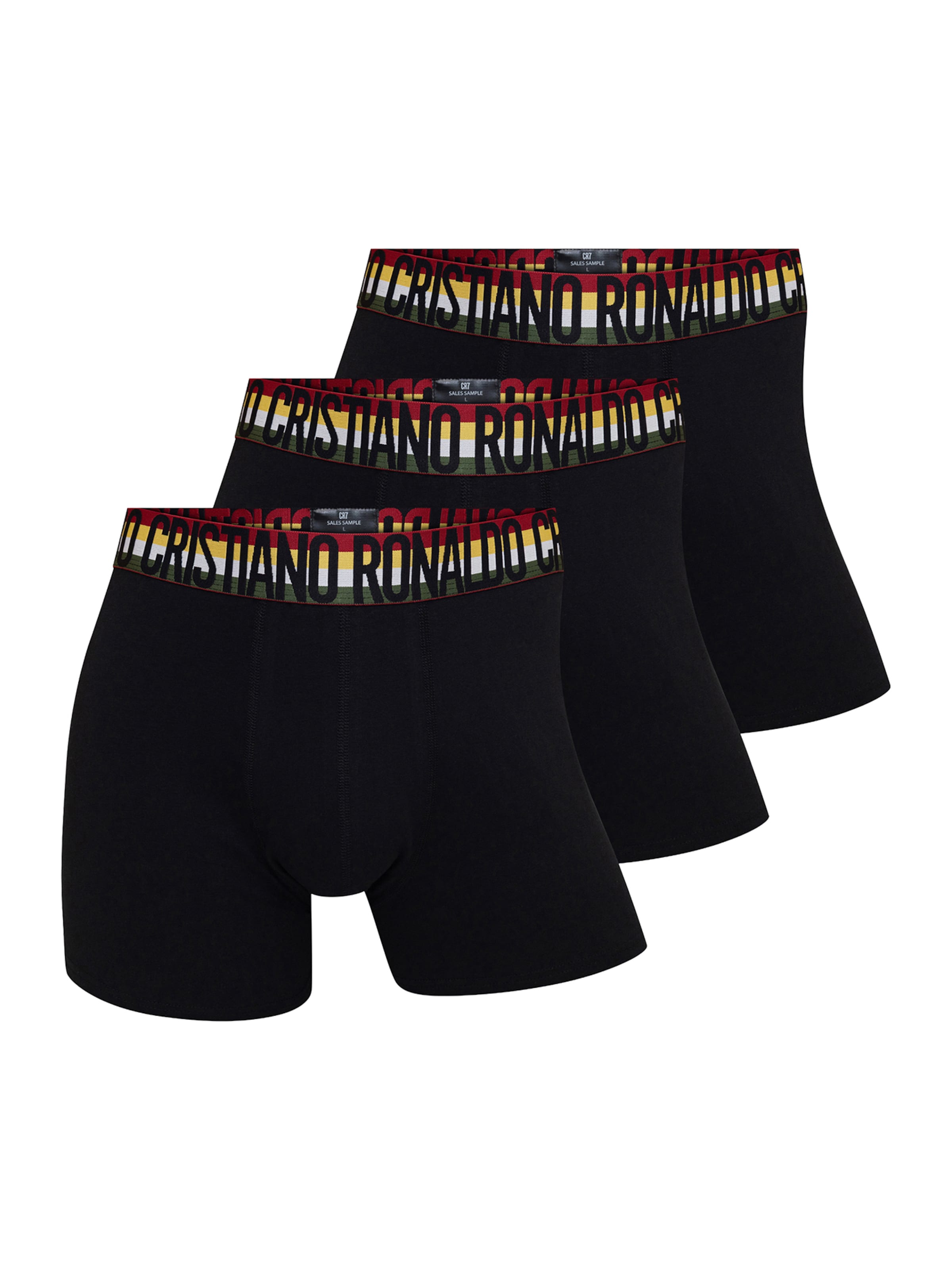 Boxers 'World Cup Edition' CR7 - Cristiano Ronaldo en noir : devant