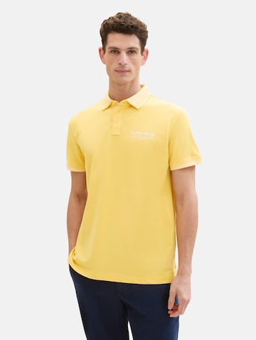 TOM TAILOR Poloshirt in Gelb: Vorderseite