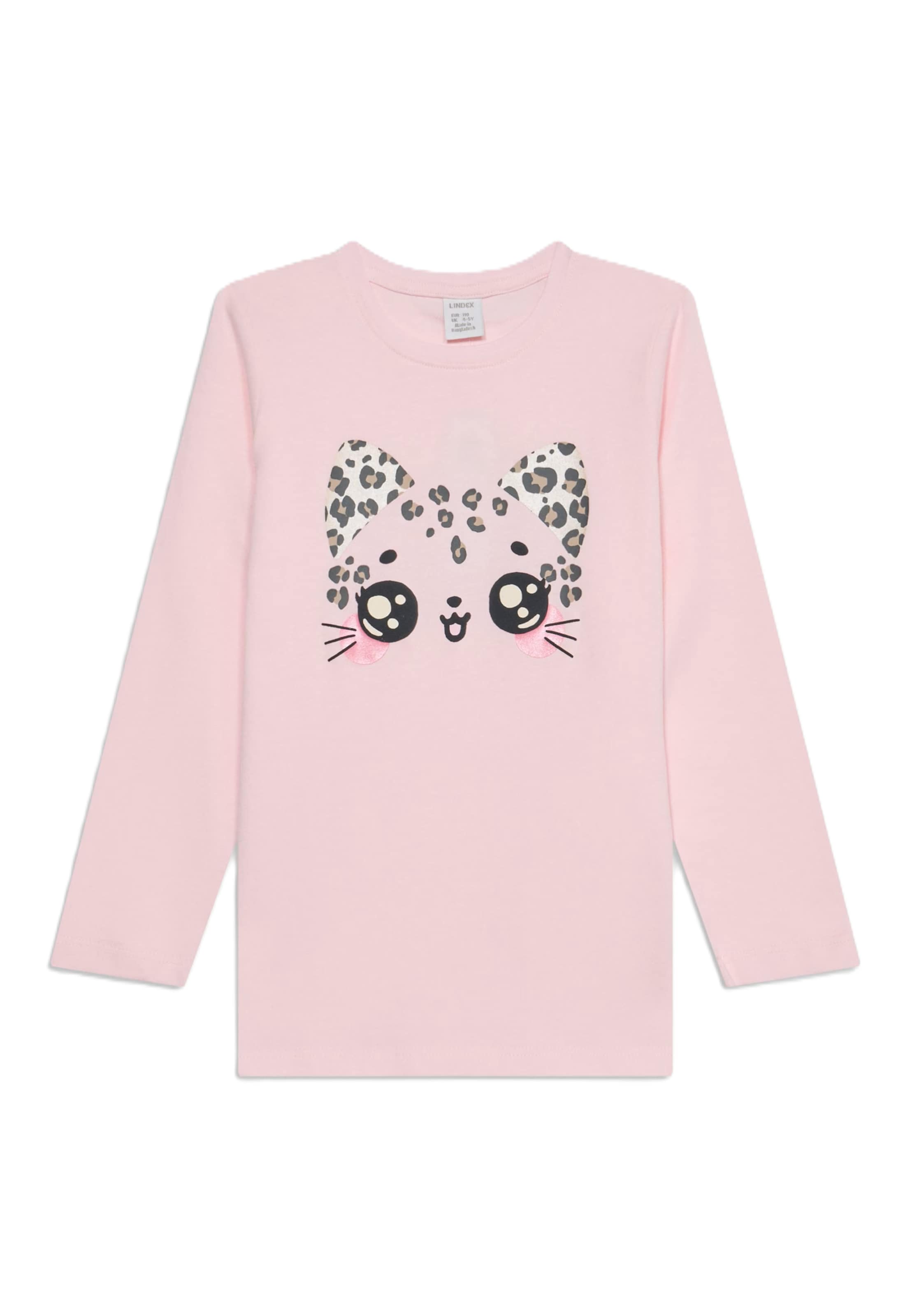Lindex Shirt in Roze: voorkant