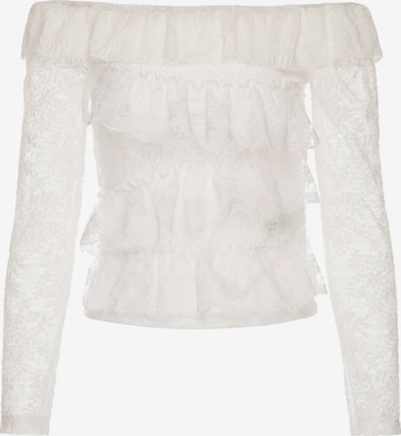 faina - Blusa en beige: frente