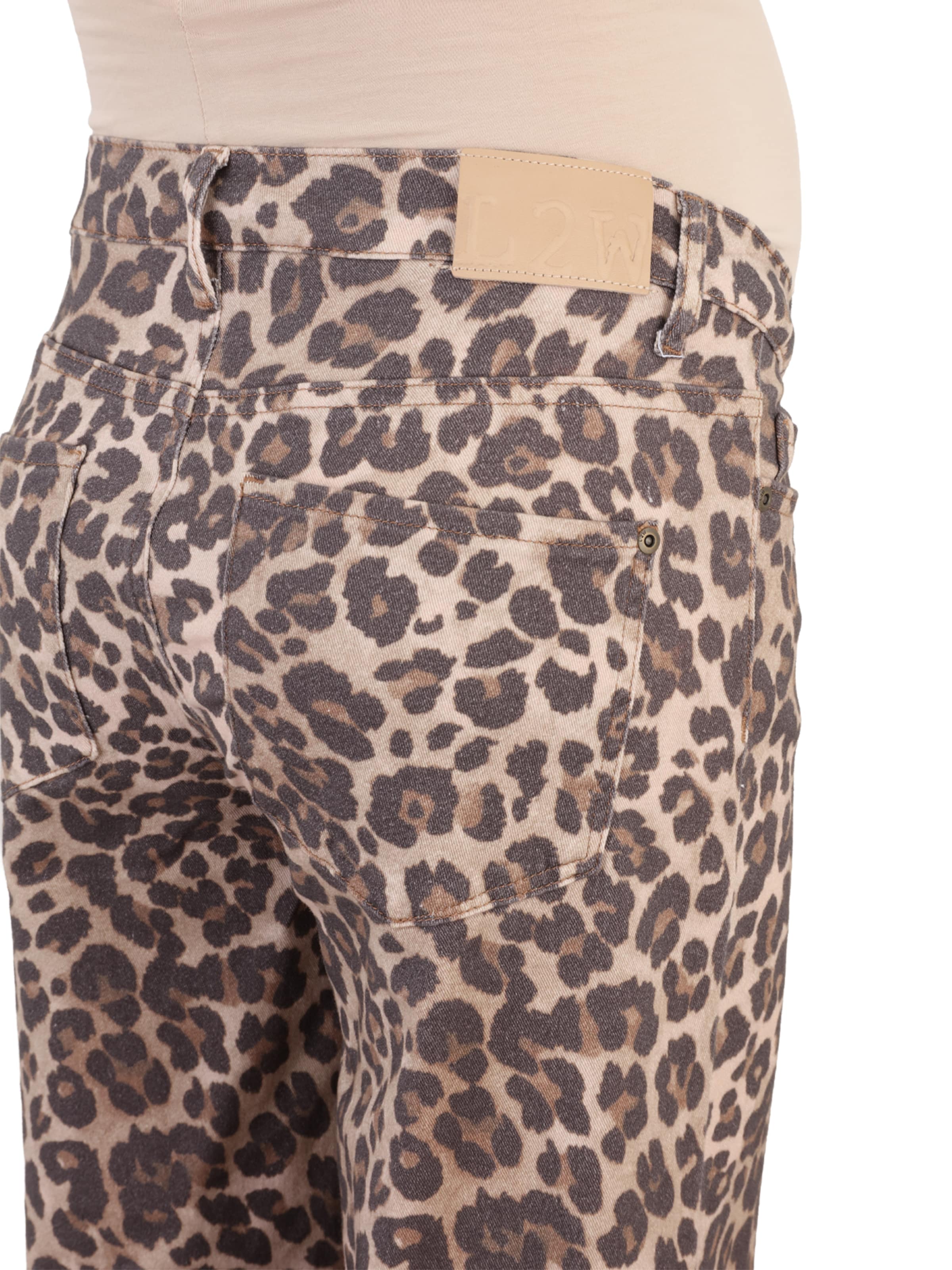 LOVE2WAIT Wide Leg Jeans 'Julia' in Grau