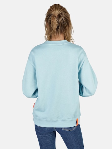 Sweat-shirt 'Vebiestern' salzhaut en bleu