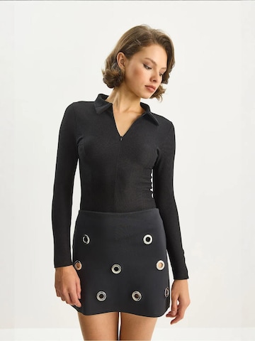 Maglietta di Bianco Lucci in nero