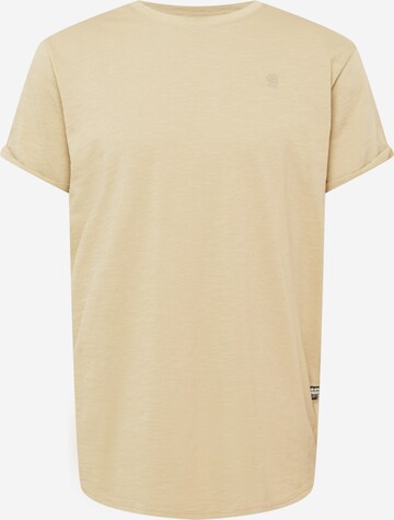 T-Shirt 'Lash' G-Star RAW en beige : devant