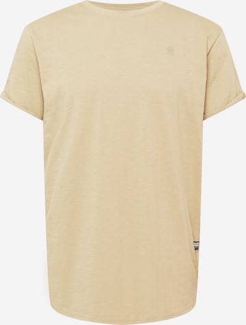 G-Star RAW - Camiseta 'Lash' en beige: frente