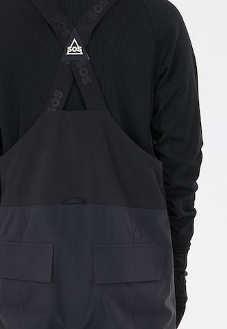 SOS Loosefit Skihose 'Kula' in Schwarz