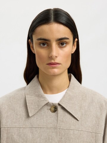 SELECTED Between-season jacket in Beige