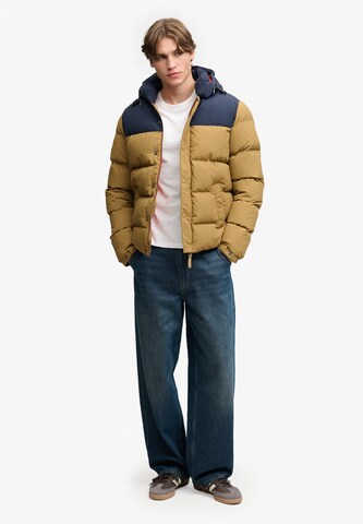 Superdry & CoZimska jakna 'EVEREST' - smeđa boja